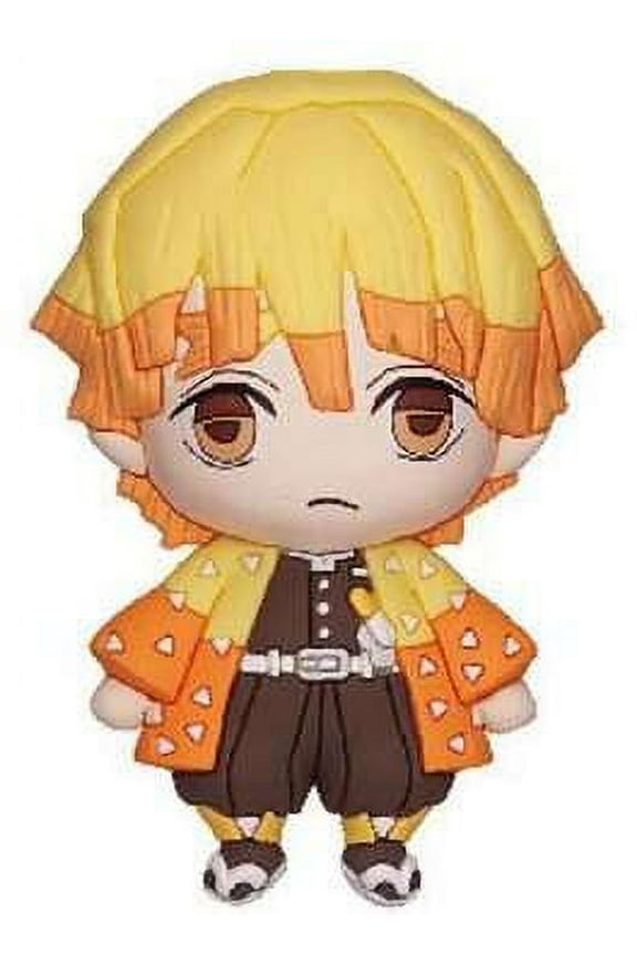 Demon Slayer 3D Figural Bag Clip Series 1 Zenitsu Agatsuma Keychain (Monogram) (No Packaging)