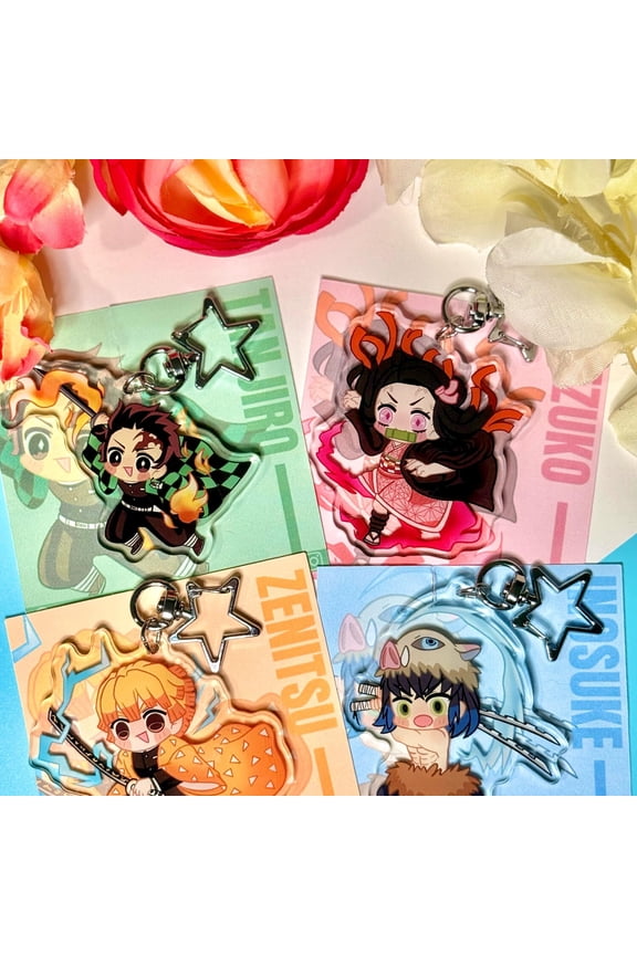Demon Slayer Acrylic Keychains (1 keychain)
