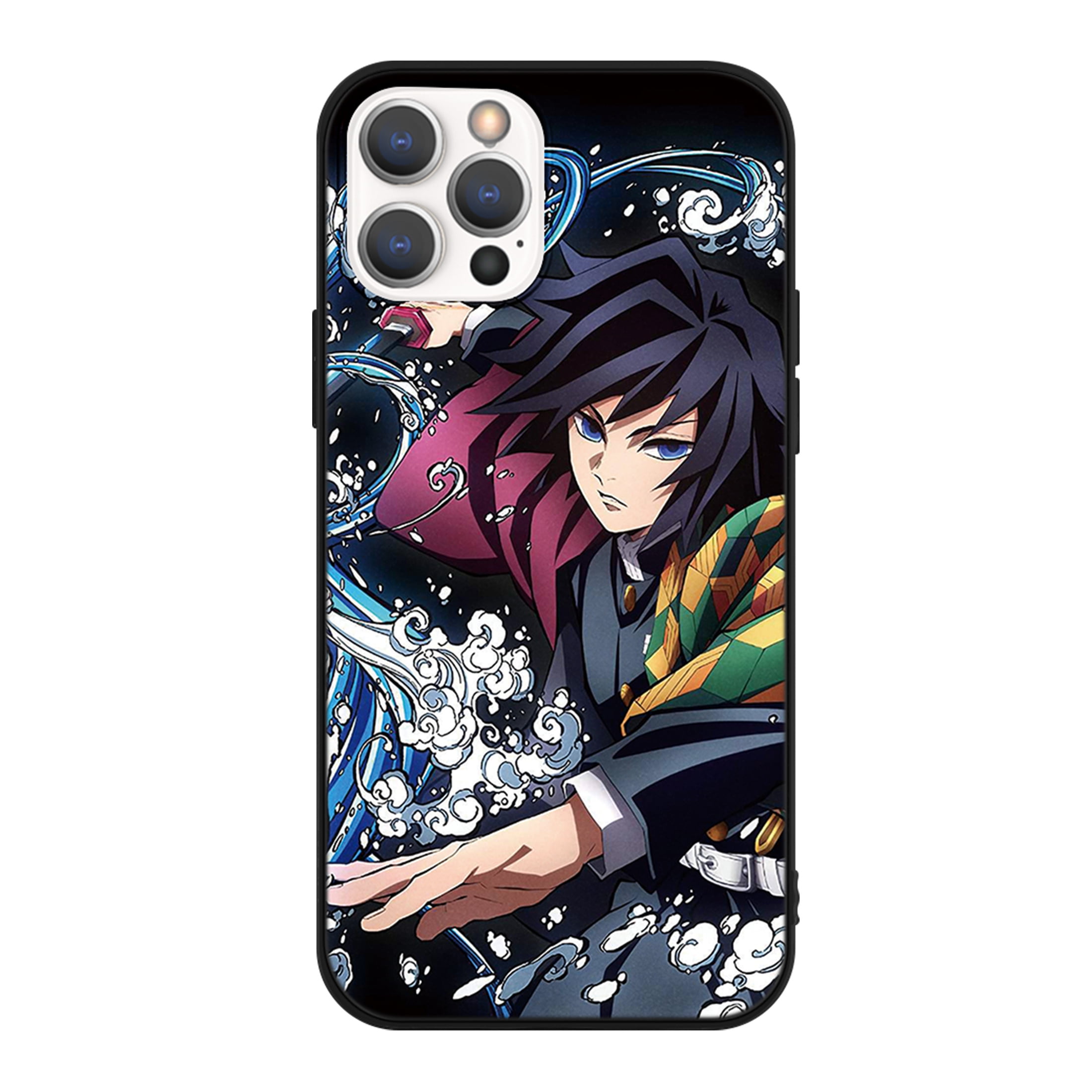 アイフォーン7 Demon Slayer Anime Cartoon Luxury Phone Case, Soft Silicone
