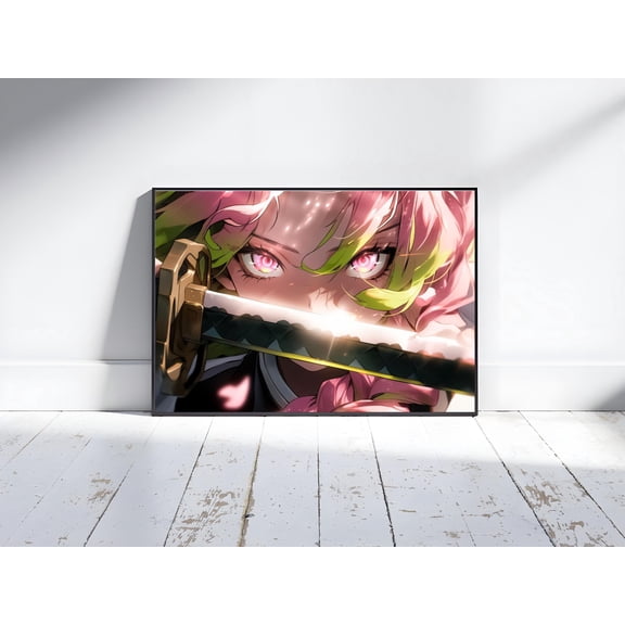 Demon Slayer Anime Mitsuri Poster Mitsuri Wall Art Hashira Poster High Quality Poster Anime Poster Mitsuri Art Hashira