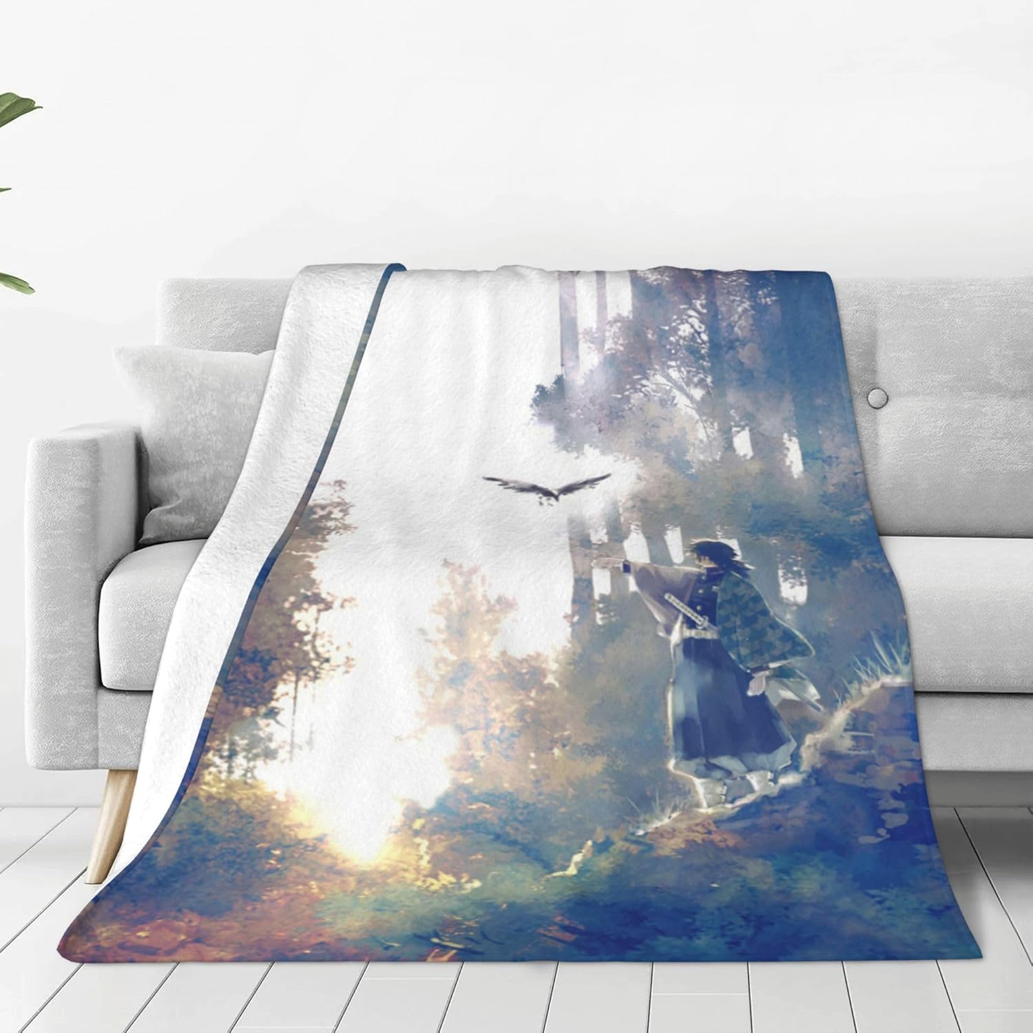 Demon Slayer Blankets.kimetsu no yaiba Throw Blankets,airConditioning