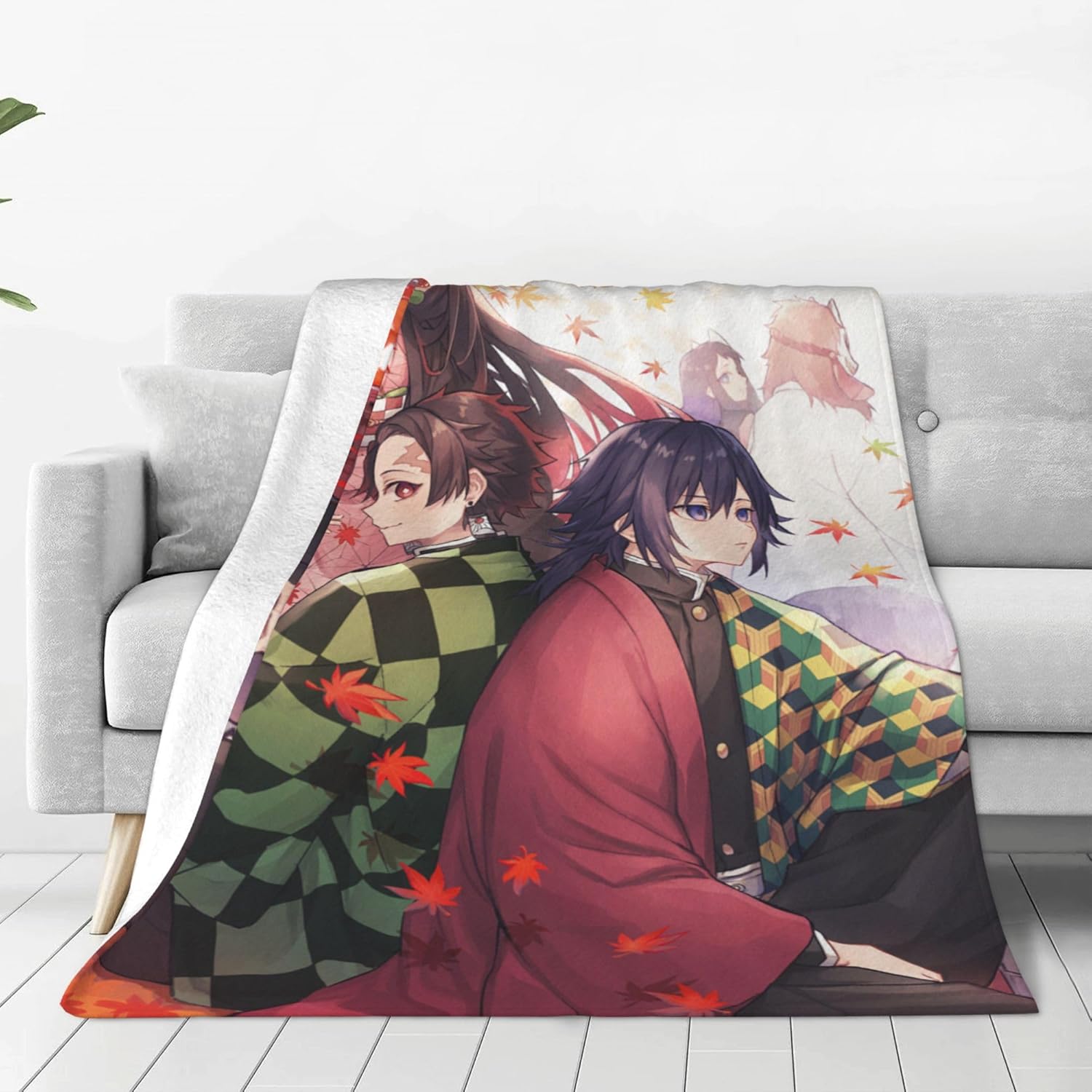 Demon Slayer Blankets.kimetsu no yaiba Throw Blankets,airConditioning