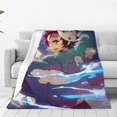 Demon Slayer Blankets.kimetsu no yaiba Throw Blankets,airConditioning