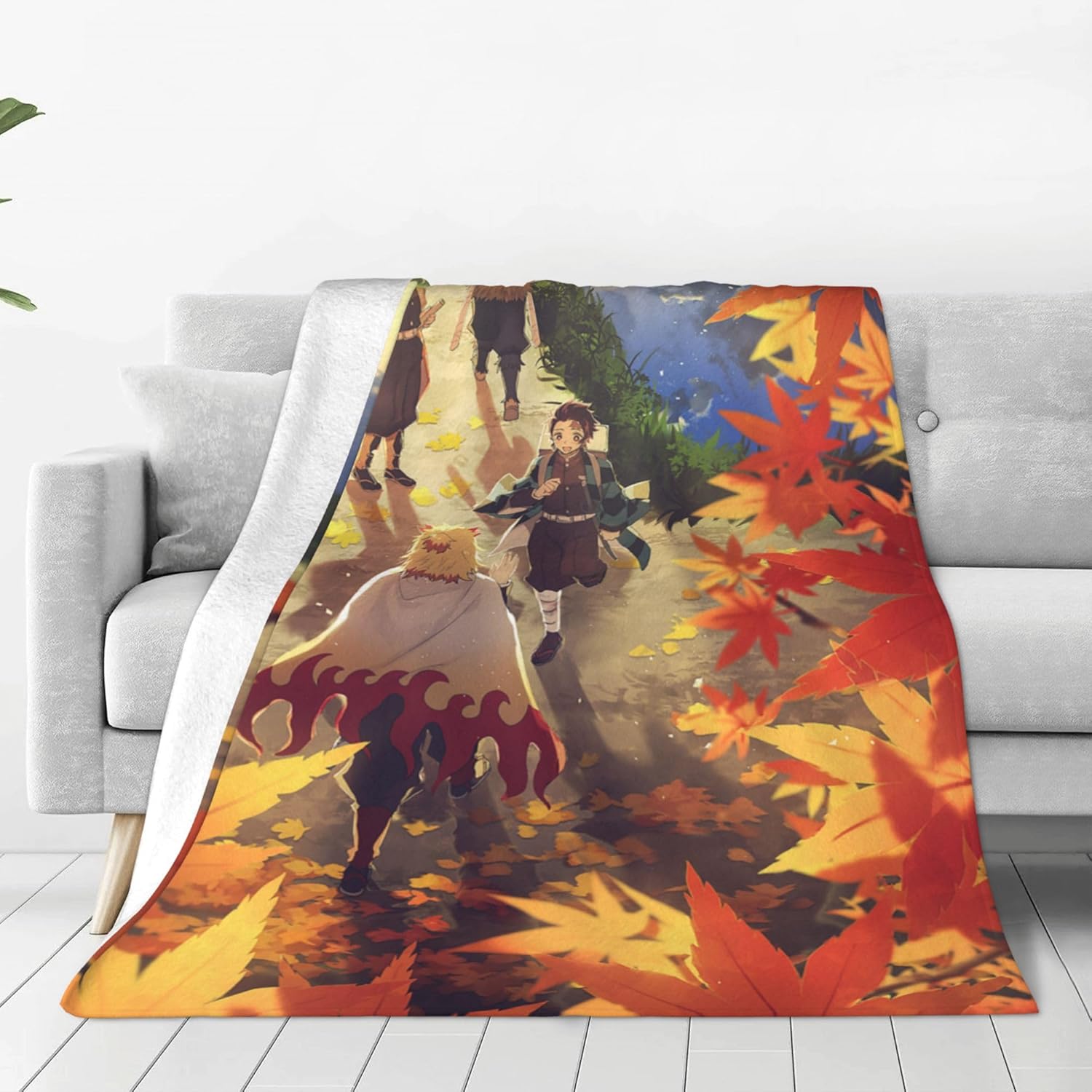Demon Slayer Blankets.kimetsu no yaiba Throw Blankets,airConditioning
