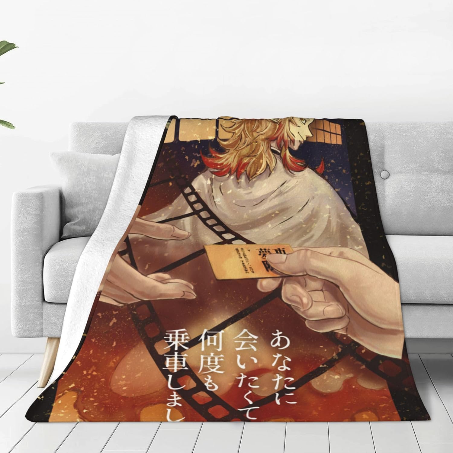 Demon Slayer Blankets.kimetsu no yaiba Throw Blankets,airConditioning
