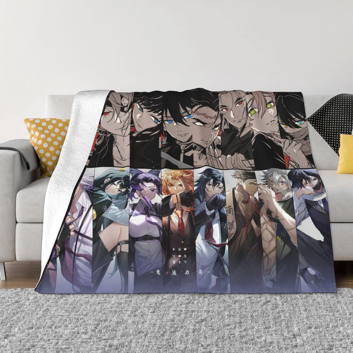 Demon Slayer Blankets.kimetsu no yaiba Throw Blankets,airConditioning