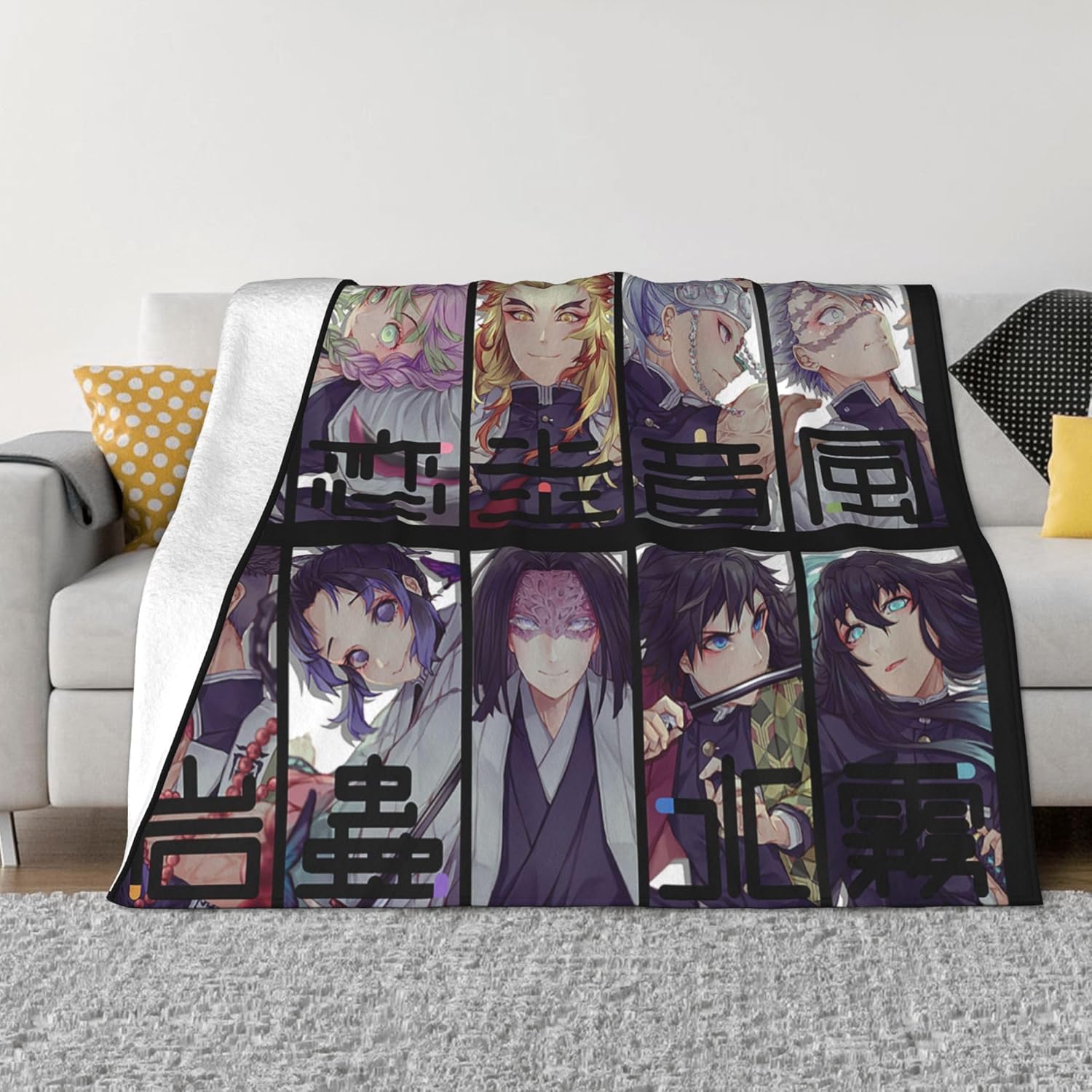 Demon Slayer Blankets.kimetsu no yaiba Throw Blankets,airConditioning