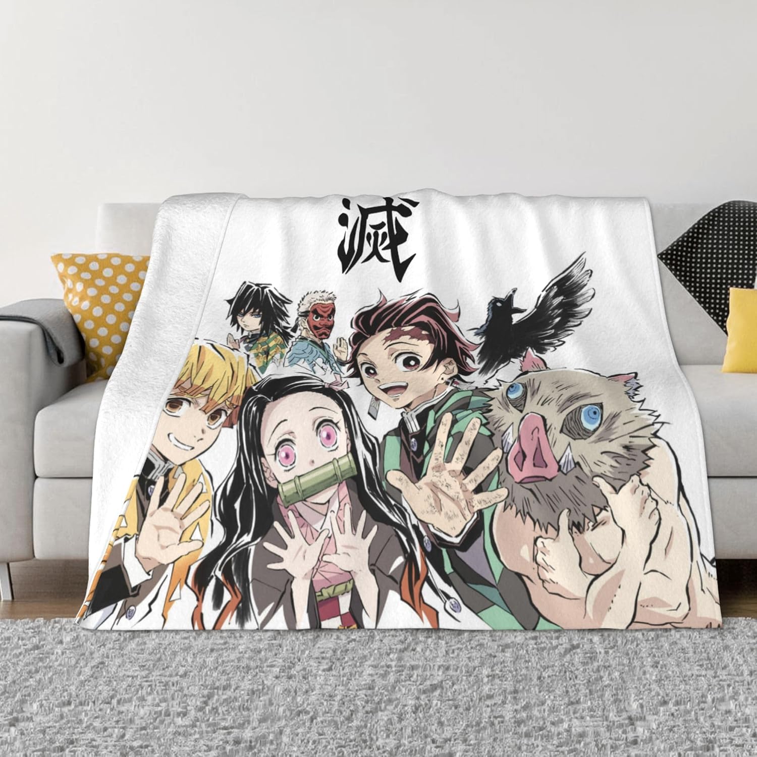 Demon Slayer Blankets.kimetsu no yaiba Throw Blankets,airConditioning