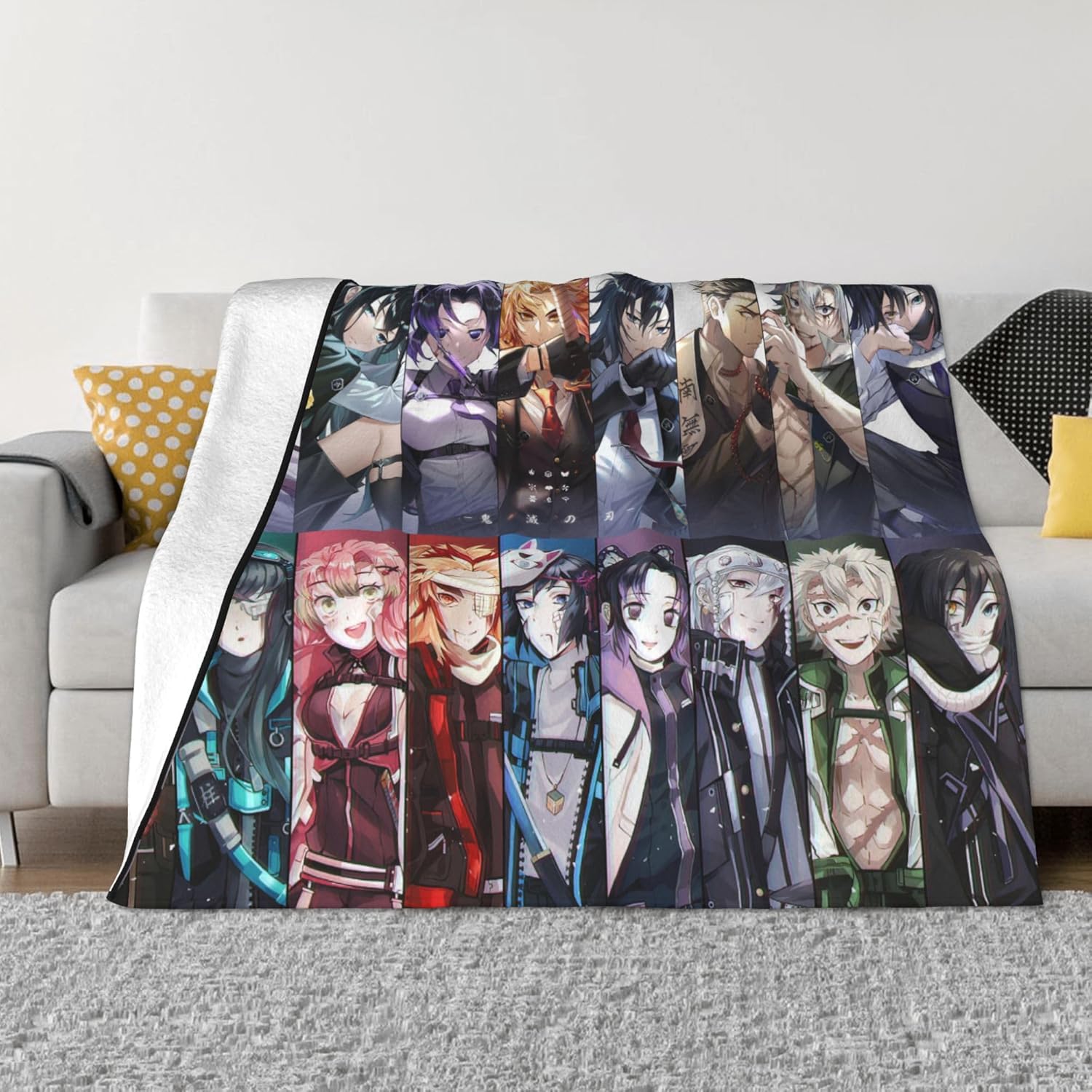Demon Slayer Blankets.kimetsu no yaiba Throw Blankets,airConditioning