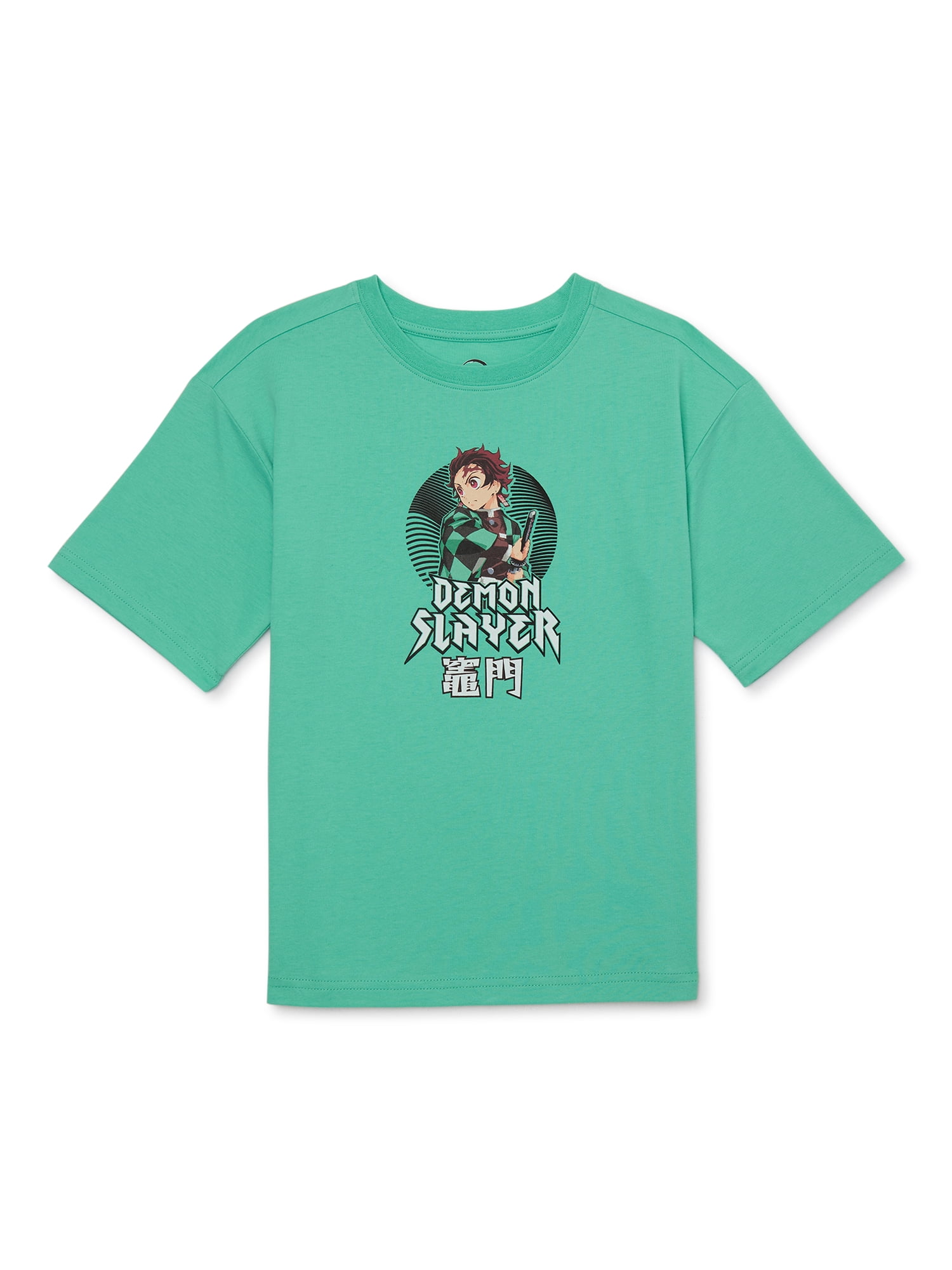 Demon Slayer Boys Graphic Tee with Short Sleeves, Size 4-18