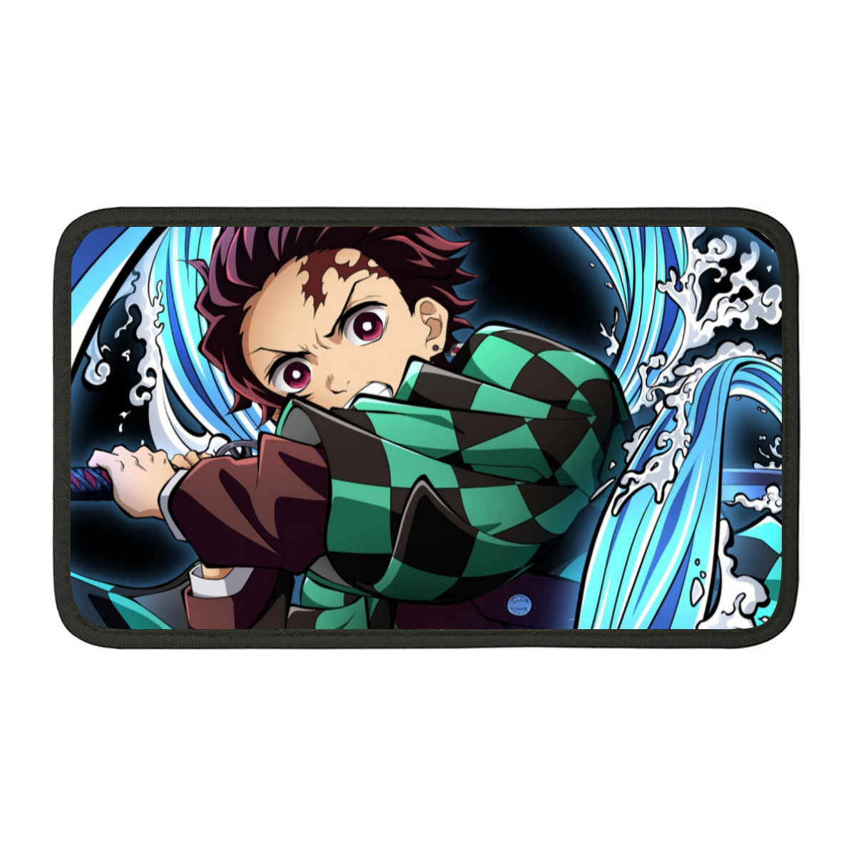 Demon Slayer Car Armrest Seat Box Cover Protector Waterproof Armrest