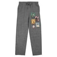 thumbnail image 1 of Demon Slayer Character Boxes Women's Gray Heather Sleep Pajama Pants-XXL, 1 of 7