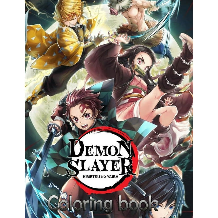 Démon Slayer Coloring Book: Anime Coloring Book With 50 High Quality and  Unique Illustration Related to Démon Slayer Characters (Unofficial Book).  (Paperback)