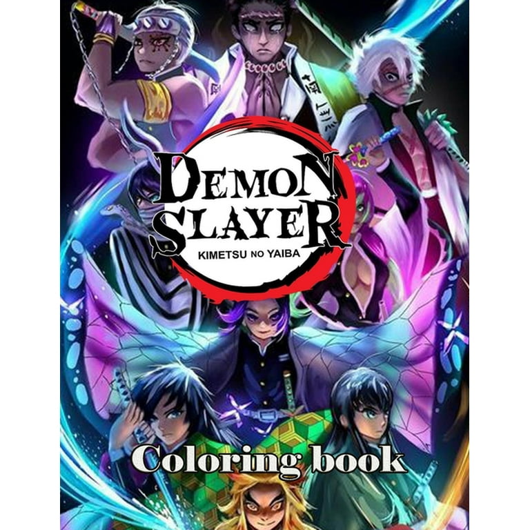 Demon Slayer Coloring Book Kimetsu No Yaiba Demon Slayer, 40% OFF