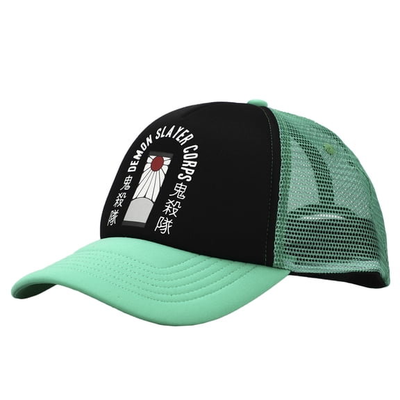 Demon Slayer Corps Foam Green Trucker Hat