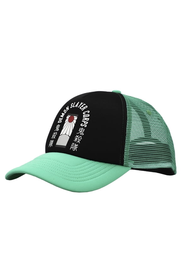 Demon Slayer Corps Foam Green Trucker Hat