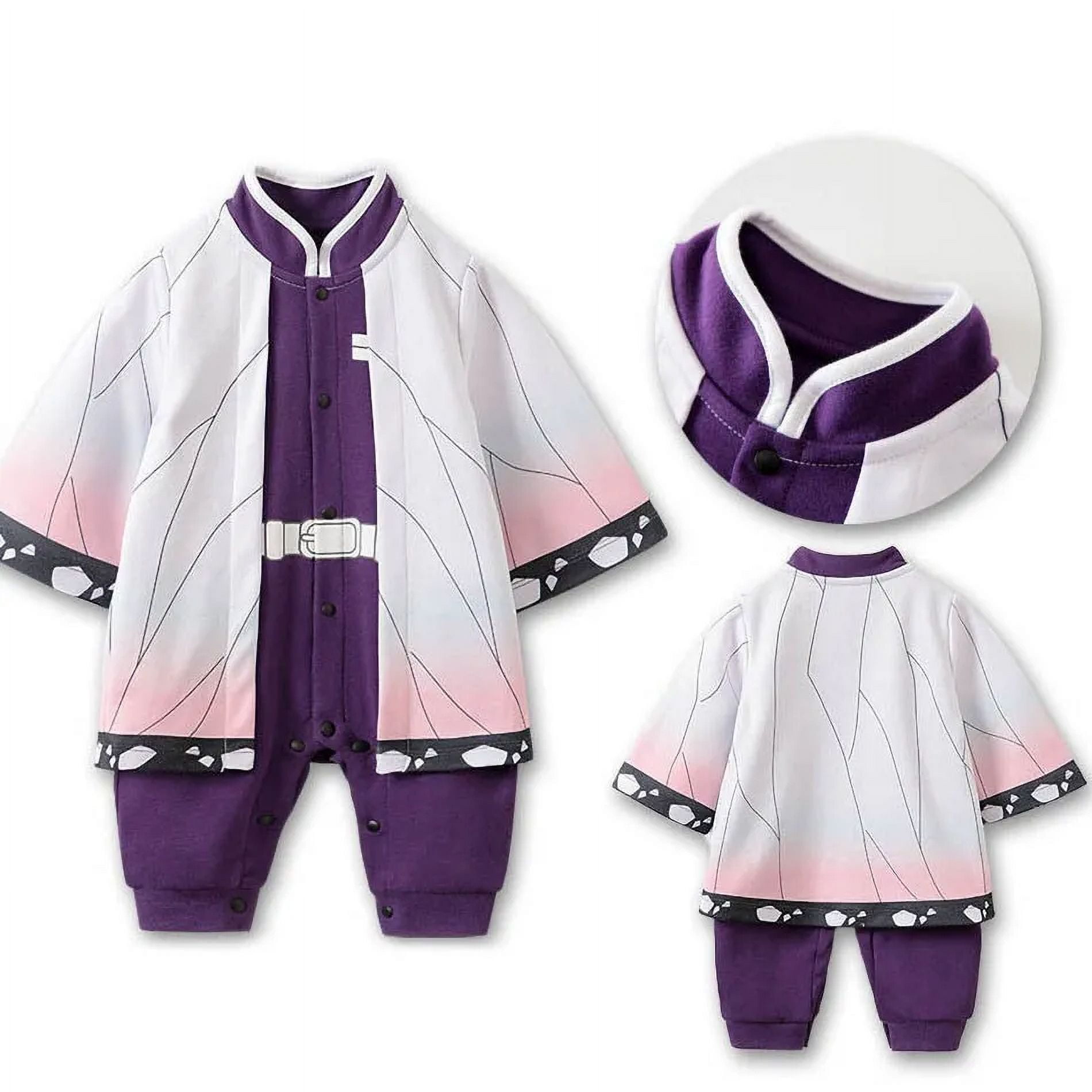 Demon Slayer Costume Clothes Kids Cartoon Anime Romper Boy Girl