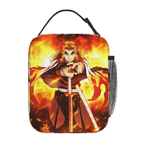Demon Slayer Lunch Bag Insulated Tote Cooler Small Lunch Box Reusable Cooling Waterproof Lunch Bag