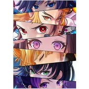 Demon Slayer Diamond Painting Set (for Adults) 5D DIY Anime Diamond Art Set (for Beginners) Round Full Diamond Diamond Painting Gem Art Crafts (Home Wall Decoration Gift)