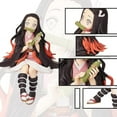 Demon Slayer Figure Eat Rice Balls Nezuko Kamado Figures Anime Devil ...