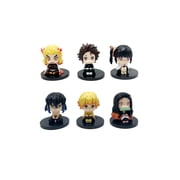 Demon Slayer Figure Tanjiro Nezuko Kyoujurou Anime Stuff Toys, PVC Model Toys Doll Game Figure Anime Fan Collection 3.7IN