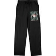 thumbnail image 1 of Demon Slayer Fox Mask Men's Black Sleep Pajama Pants-XXL, 1 of 7