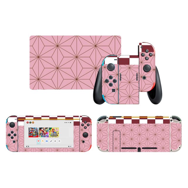Demon Slayer Game Switch Skin Anime Cartoon Game Sticker, No Bubble