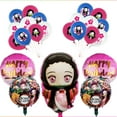 thumbnail image 1 of Demon Slayer Girl Nezuko Balloons Party Supplies Decor Set Decorations Kit Fans Birthday, 1 of 6