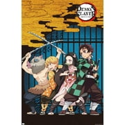 Demon Slayer - Group Art Wall Poster, 22.375 x 34