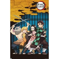 Demon Slayer - Group Art Wall Poster, 22.375" x 34"