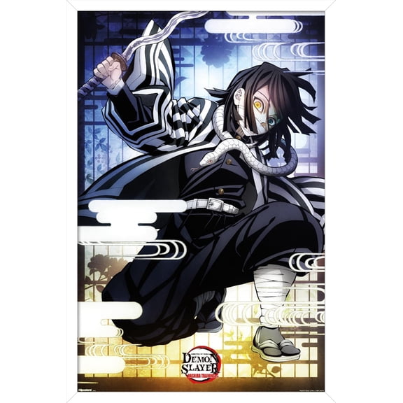 Demon Slayer: Hashira Training - Obanai Wall Poster, 22.375" x 34" Framed