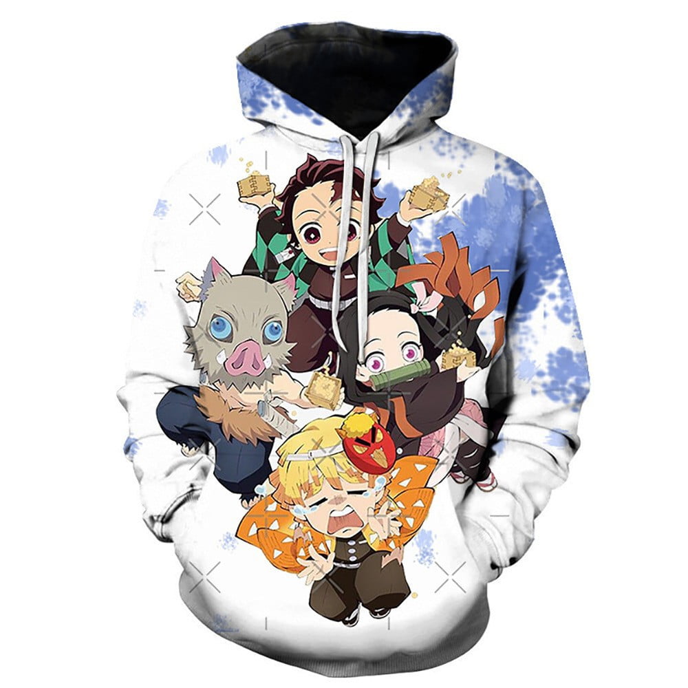 Demon Slayer Hoodie Anime Men Hoodie 3D Print Adult Hooded Women