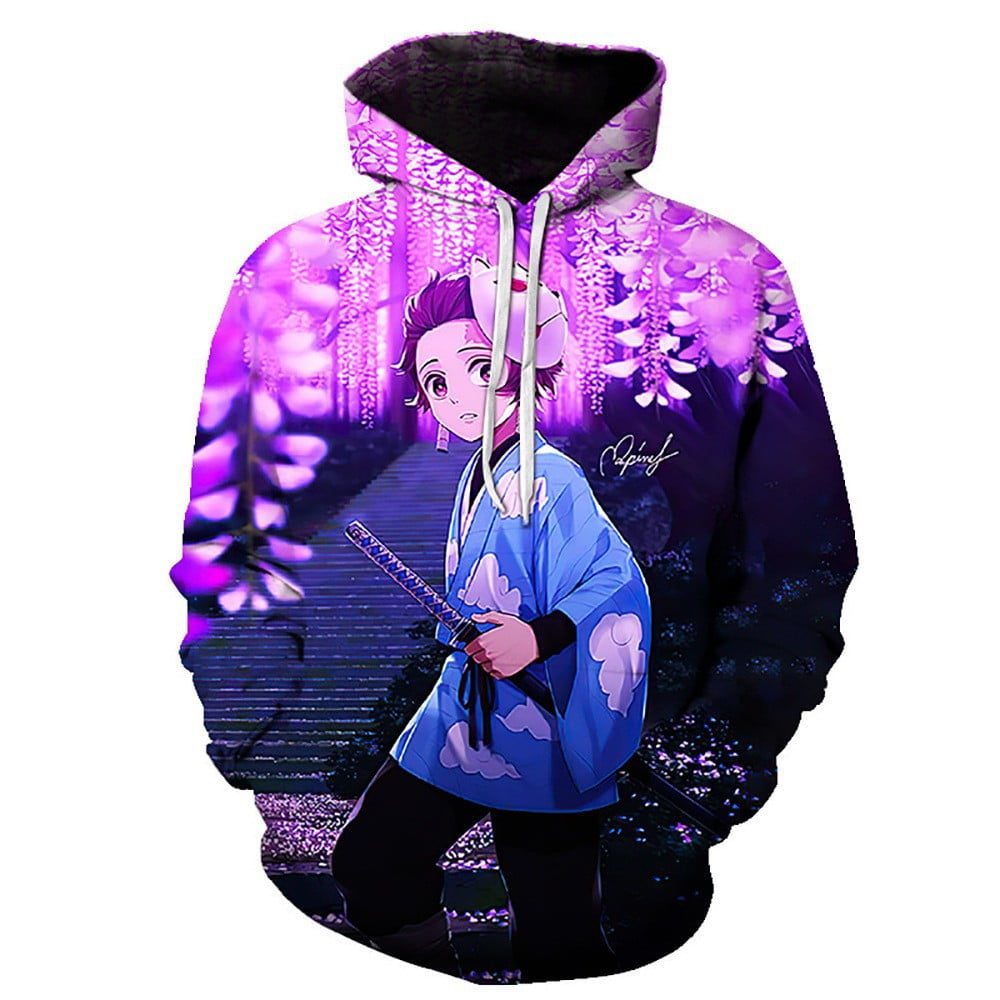 Demon Slayer Hoodie Anime Men Hoodie 3D Print Adult Hooded Women