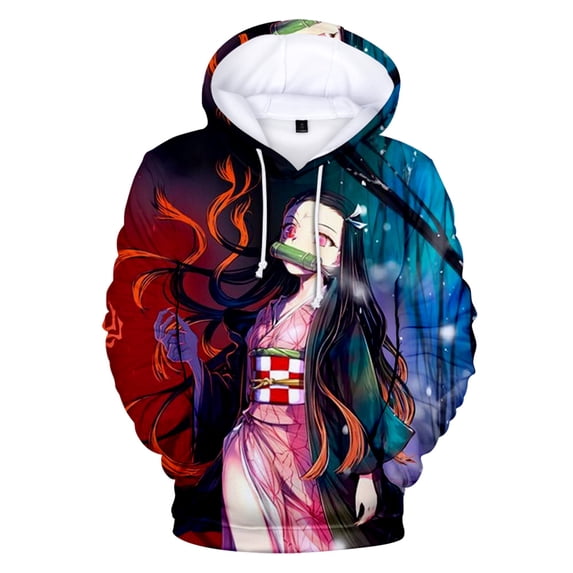 Demon Slayer Hoodie For Men Women Unisex Hooded Cartoon Kimetsu No Yaiba 3D Hoodies Casual Boys Girls Pullover Sweatshirts