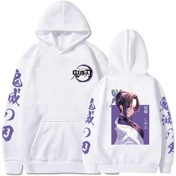 Demon Slayer Hoodie Sweatshirts Harajuku Hip Hop Hooded Cartoon Kimetsu No Yaiba Autumn Winter Casual Pullover