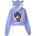 thumbnail image 1 of Demon Slayer Hoodies Unisex Anime Cosplay Cute Sweatshirt for Men Women, 1 of 10