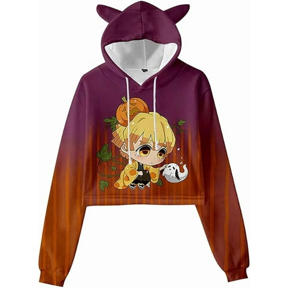 Demon Slayer Hoodies Unisex Anime Cosplay Cute Sweatshirt for Men Women