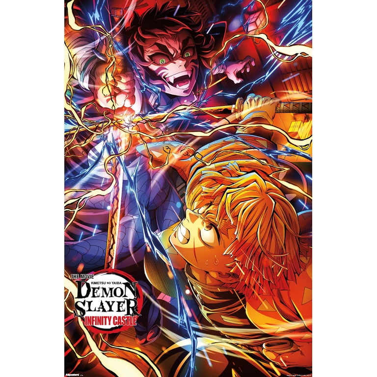 INFINITE / ポスター Demon Slayer: Infinity Castle (2025) - Zenitsu & Kaigaku Key Art