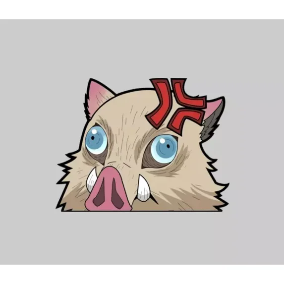 Demon Slayer Inosuke Hashibira Sticker Phone Decal Water Bottle ...