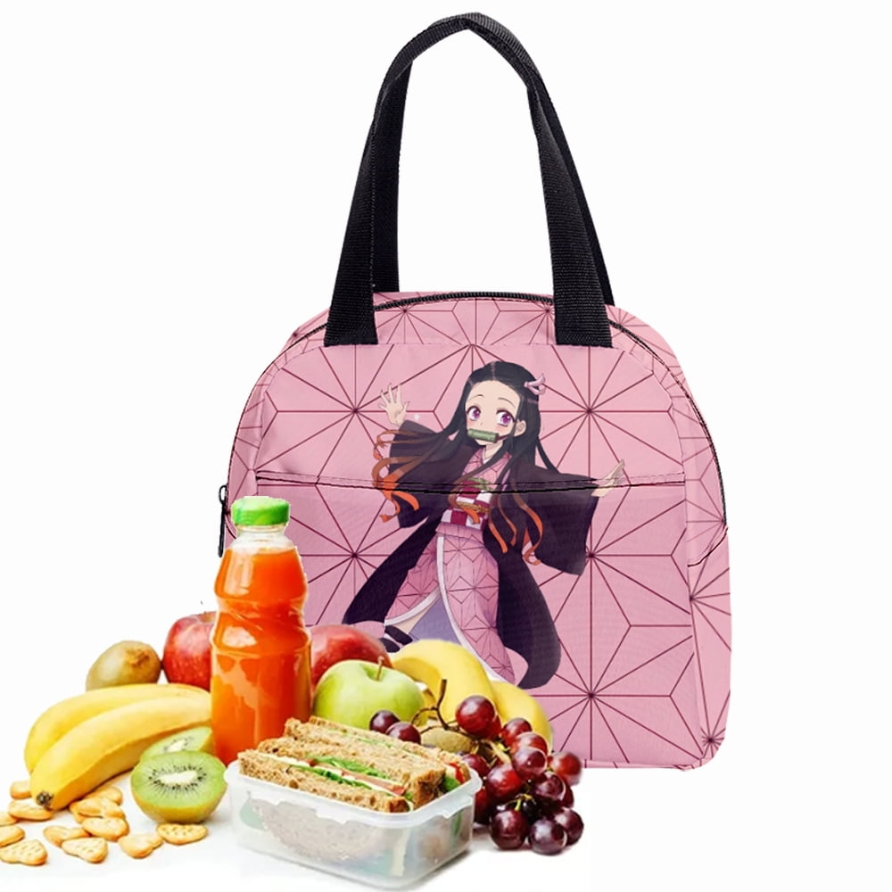 Demon Slayer Insulated Lunch Bag Lunch Box Tote Bags for Women Men Work