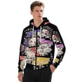 thumbnail image 1 of Demon Slayer Jacket Casual Oversized Hoodie Stylish Zipper Hooded Sweatshirt Warm Loose Outerwear 5XL, 1 of 8