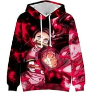 Demon Slayer Kamado Nezuko Cosplay Costumes 3D Print Hoodies Men Women Pullover Anime Hoodie Sweatshirts