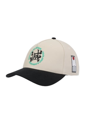 Demon Slayer Kanji White A-Frame Snapback Hat