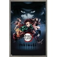 thumbnail image 1 of Demon Slayer - Key Visual 3 Wall Poster, 22.375" x 34" Framed, 1 of 5