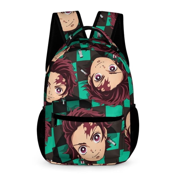 Demon Slayer Shoulder Backpack Casual Rucksack Bookbag Lightweight Prints Daypack