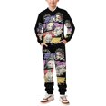 thumbnail image 1 of Demon Slayer Kids' Sweatshirt & Pants Set 2 Pcs Tracksuit Outfit Casual Pullover Hoodie Sweatpants for Daily & Travel 150CM, 1 of 8
