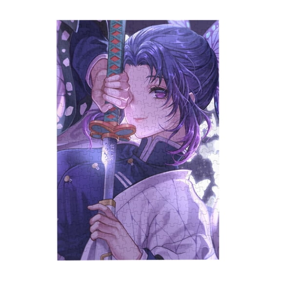 Demon Slayer: Kimetsu No Yaiba 300 Piece Puzzles,Wooden Jigsaw Puzzle,Home Decor Birthday Party Gift,Fun And Challenging Family Games