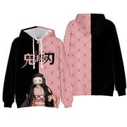 Demon Slayer Kimetsu No Yaiba Anime Hoodie Sweatshirts 3d Printed Hoodies Pullovers Hoodie Men Women,#3,Size-Adult L