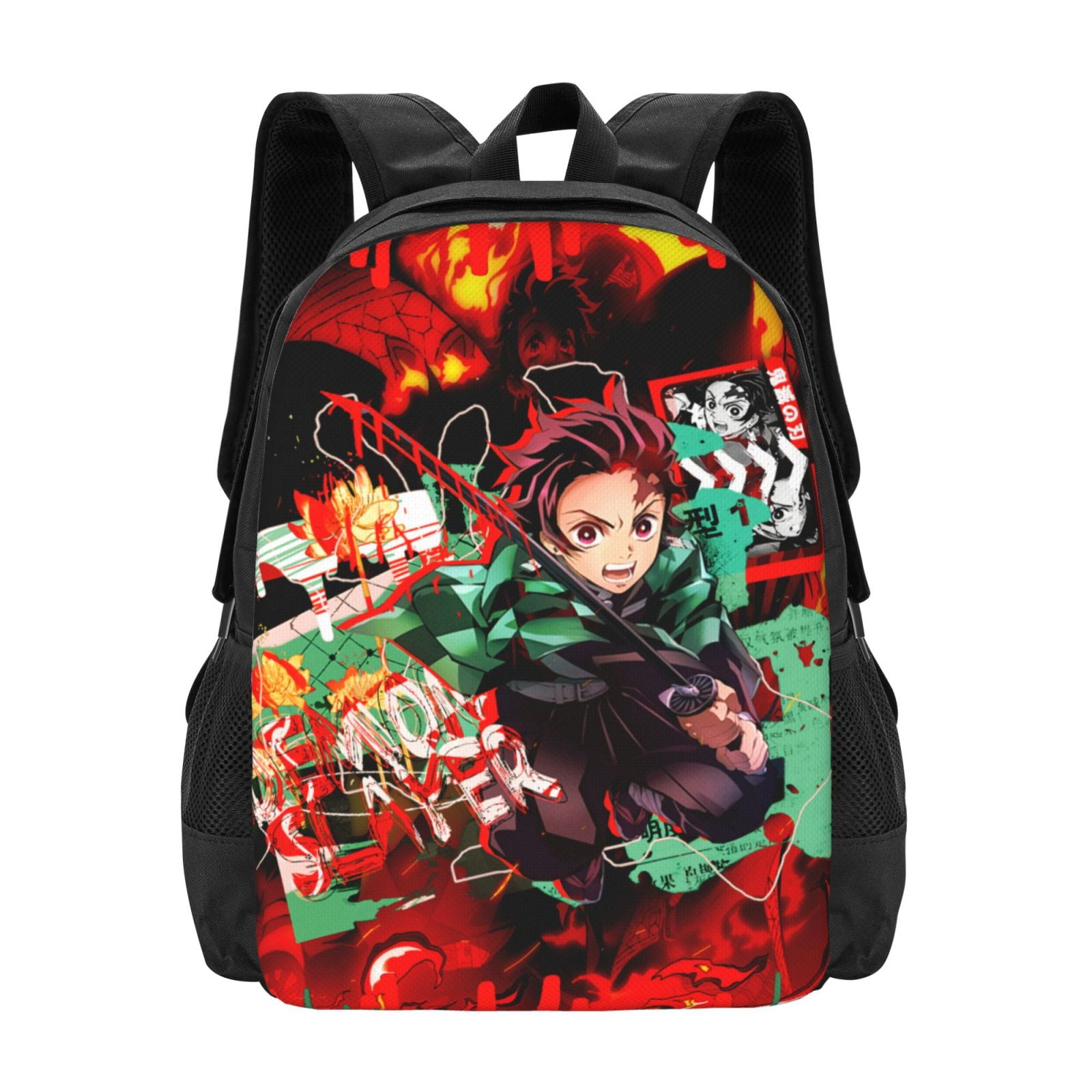 Demon Slayer Kimetsu No Yaiba Backpack3d Print Laptop Backpack Lightweight Casual Daypack 7732