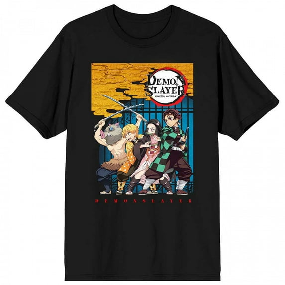 Demon Slayer Kimetsu No Yaiba Character Line Up T-Shirt-2XLarge